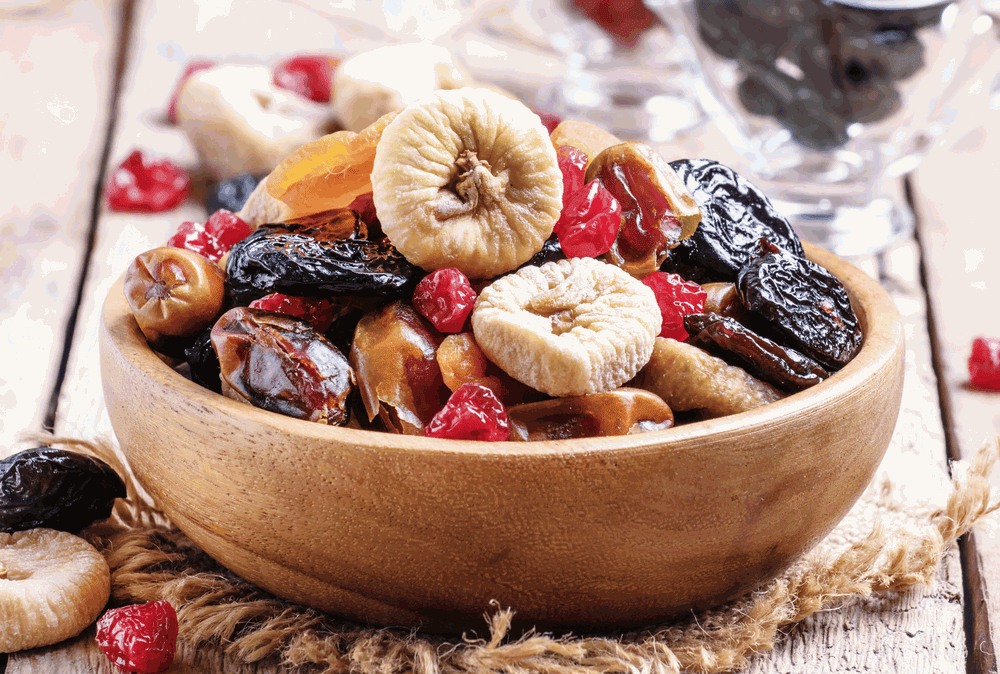 best dried fruits in a bowl