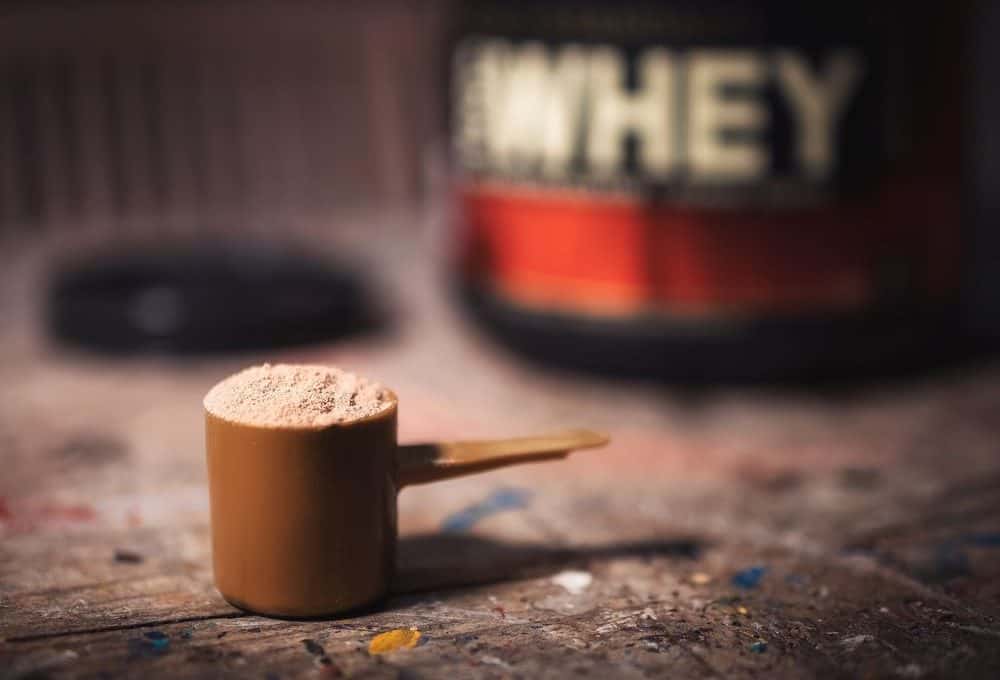 whey protein scoop